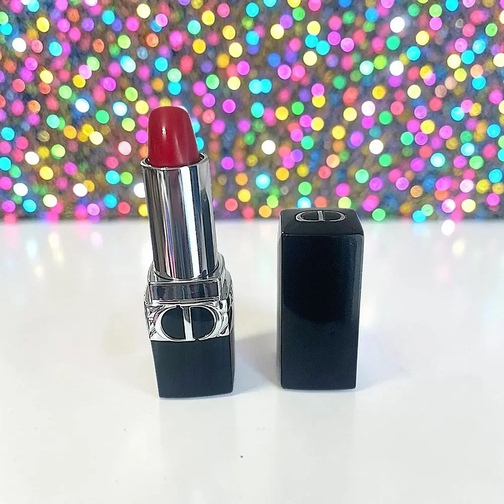 CHRISTIAN DIOR ROUGE DIOR SATIN LIP BALM In Shade 999 0.12 OZ New without box